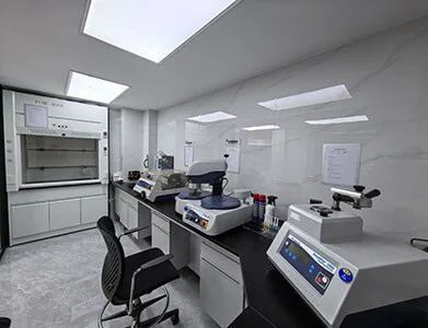 Laboratorium van het hoofdkantoor in Shanghai · Monsterbereiding