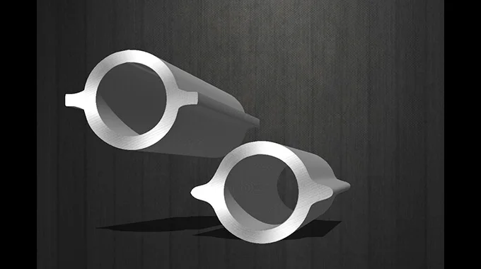 Vleugelvormig profiel koudgetrokken naadloze profieltube product image