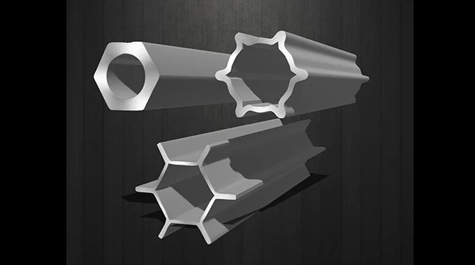 أنبوب جانبي مشكل عديم التماس بقطاع سداسي يتم تشكيله على البارد product image