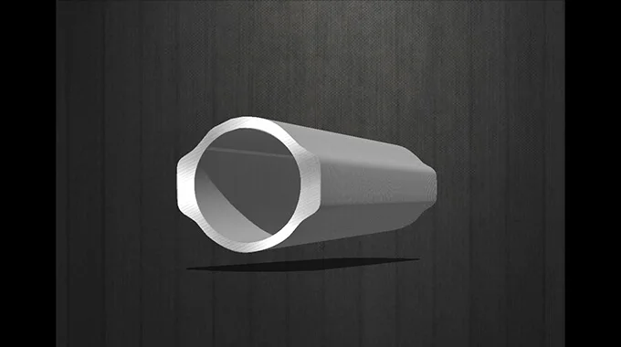 أنبوب جانبي مشكل غير ملحوم مسحوب على البارد لعمود النقل product image