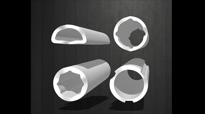 Lemovormige doorsnede van de aandrijfas van een tractor, koudgetrokken naadloze profielbuis product image