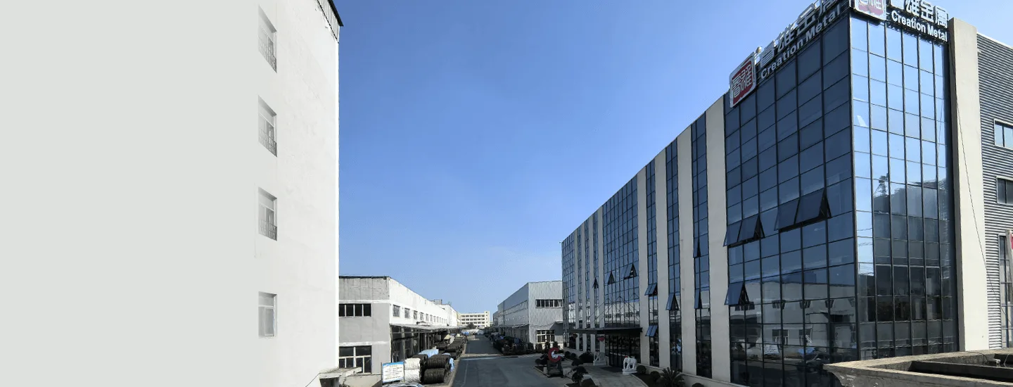 Panoramisch beeld van de Creation Group-metaalfabriek