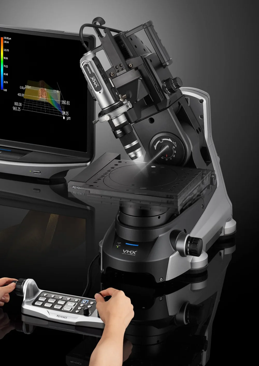 KEYENCE VHX-7000 digitale microscoop voor oppervlakte‑ en metallografische inspectie